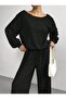 Winter Black Women's Baggy Oversized Plus Size Quality Loose Fit Stretchy Comfortable Fabric Sweatpants R6 - 4