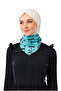 Foulard Palestinian Proverb Turn Key Printed Unisex Green 45X45 cm - 5