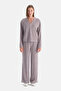 Light lilac velvet trousers - 4