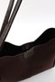 Brown Suede Shk76 Large Size Women's Hand and Shoulder Bag with Snap Fastener, Wicking Strap, and Faux Leather Makeup Bag - 7