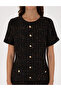 Black Regular Fit Tweed Woven Dress 50318234-Vr046 - 5