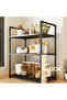 3-Tier Storage Rack Shelf Organizer – Multi-Purpose Kitchen Bathroom Counter Stand with Hooks Handle - 6
