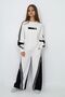Girl's 100% Cotton Long Sleeve Oversize 2 Thread Garnished Top & Bottom Tracksuit Set - 2