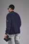 College Collar Oversized Fit Snap Closure Fleece - 6