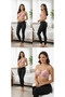Bra Set of 3 Unpadded Wire Free Gathered Support Stylish Night Bra