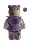Happy Mini-Cool Teddy Bear Shaped Children's Water Bottle 500 ml Colorful Transparent Water Bottle with Strap - 3