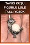 Peacock Figured Lüle Stone Ring
