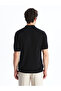 Polo Neck Short Sleeve Men's Knitwear Sweater - 4