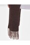 Brown Women's Thessaloniki Knitted Scarf, Knitted Scarf, Valentine's Day Gift - 7
