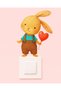 Outlet Cover Sticker - Children's Baby Room Wall Sticker - Rabbit in Brown Dress Outlet Cover Sticker - 2
