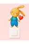 Socket Cover Sticker - Children's Baby Room Wall Sticker - Rabbit in Blue Dress Socket Cover Sticker - 3