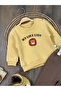 3-Threaded Interlock Knit Booties with Lion Print on Shoulder with Snap Fasteners Winter Baby Boy Set - 5