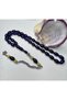 Dark Blue Fire Amber Rosary - 2