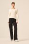 Women's Pearl and Beyoğlu Detailed Knitwear Cardigan Ecru 25090 - 5