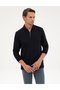Navy Blue Regular Fit Sweatshirt 50307988-Vr033 - 3