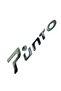 Chrome Punto Lettering Emblem Compatible with Old Models of Fiat Punto - 4