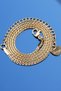 Steel Italian Recta Knitted Necklace 3 mm Gold Color |   Non-Tarnishing, Unisex, 2-Year Warranty - 2