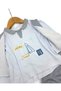 Baby Boy 6-9-12-18 Months 3 Piece Stylish Baby Set with Stripes and Vest - 3