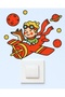 Outlet Cover Sticker - Children's Baby Room Wall Sticker - Little Prince Airplane Outlet Cover Sticker - 2