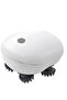 White Head Massager With Adjustable Speed For Scalp Massage Red Light For Hair Care Soft Silicone - 8