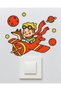 Outlet Cover Sticker - Children's Baby Room Wall Sticker - Little Prince Airplane Outlet Cover Sticker