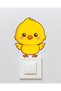 Outlet Cover Sticker - Children's Baby Room Wall Sticker - Cute Chick Outlet Cover Sticker