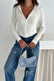 Women's Zippered Bodysuit – Minimal & Urban Style - 4