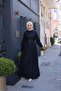 فستان دينيم نسائي بحزام مزدوج وأزرار نصفية - 3