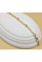 Steel Gold Stone Tube Bracelet - 3