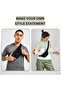 2.4L Waist Bag for Men Women with Adjustable Strap (Black) - 3