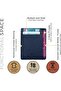Blue Leather Men's Card Holder (WHCC207) - 3