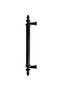 Plastic Black Handle Furniture and Cabinet Handle(Black)(128mm)(2 Pcs) - 3