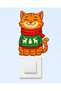 Outlet Cover Sticker - Children's Baby Room Wall Sticker - Christmas Cute Cat Outlet Cover Sticker - 2