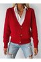 Trend Women's Button Detail Knitwear Cardigan - 3