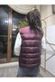 Girls-Boys Children's Puffer Vest with Lining, Zippered Pockets, Water-Repellent, Windbreaker, Heat Insulation, Plum - 5