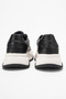 Men's Thick Sole Lace-Up Casual Shoes Genuine Leather Mc 22216 Black - 6