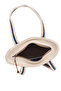 Jutty Handmade Straw Beach Bag with Zipper Shoulder Strap Summer Tote Bag Blue Striped Sailor Style - 4