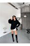 سترة تريكو سميكة محبوكة كبيرة الحجم - 2