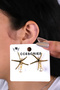 Dangling Pearl Stone Starfish Women's Earrings - 2