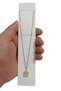Baguette Figured Zircon Stone Gold Color Chain Women's Necklace Non-Tarnish Steel Necklace - 3