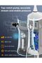 LP221 UVC Sterilizable Cordless Water Flosser 335ml OLED Display, 4 Modes, 8 Tips (Pearl Whi - 2