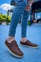 Ch117 Stamina Nuova Men's Casual Lace-Up Straw Sole Leather Classic Shoes Cht - Tan - 3