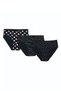 Colorful Large Size High Waist 3-Piece Bato Panties