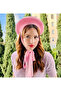 Winter Felt Designer Painter Hat with Ribbon Tie