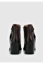 Brown Leather Women's Boots - 4