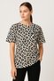 Women's Leopard Print Oversize T-Shirt - 2