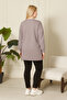 Women's Powder Slit Tunic with Crystal Stone Accessories - 6