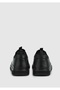 Black Leather Men's Shoes - 4