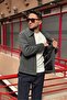Men'S, Standard-Fit, Zipper Detail, Shirt Collar, Cashmere Jacket 626 - 3