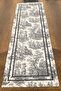 40X140 cm French Country Pattern Runner Stain Resistant Printed Thai Feather Fabric Tablecloth Decorative - 2